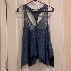 Hollister Navy Tank Top
